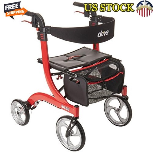 Wheel rollator walker - 4-wheel,
